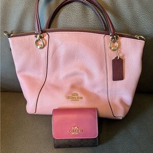 Coach bag and wallet